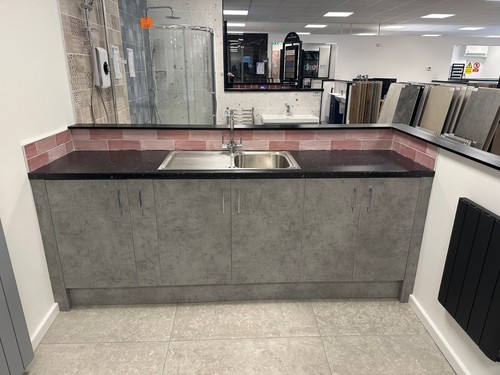 Display kitchen units grey - display,